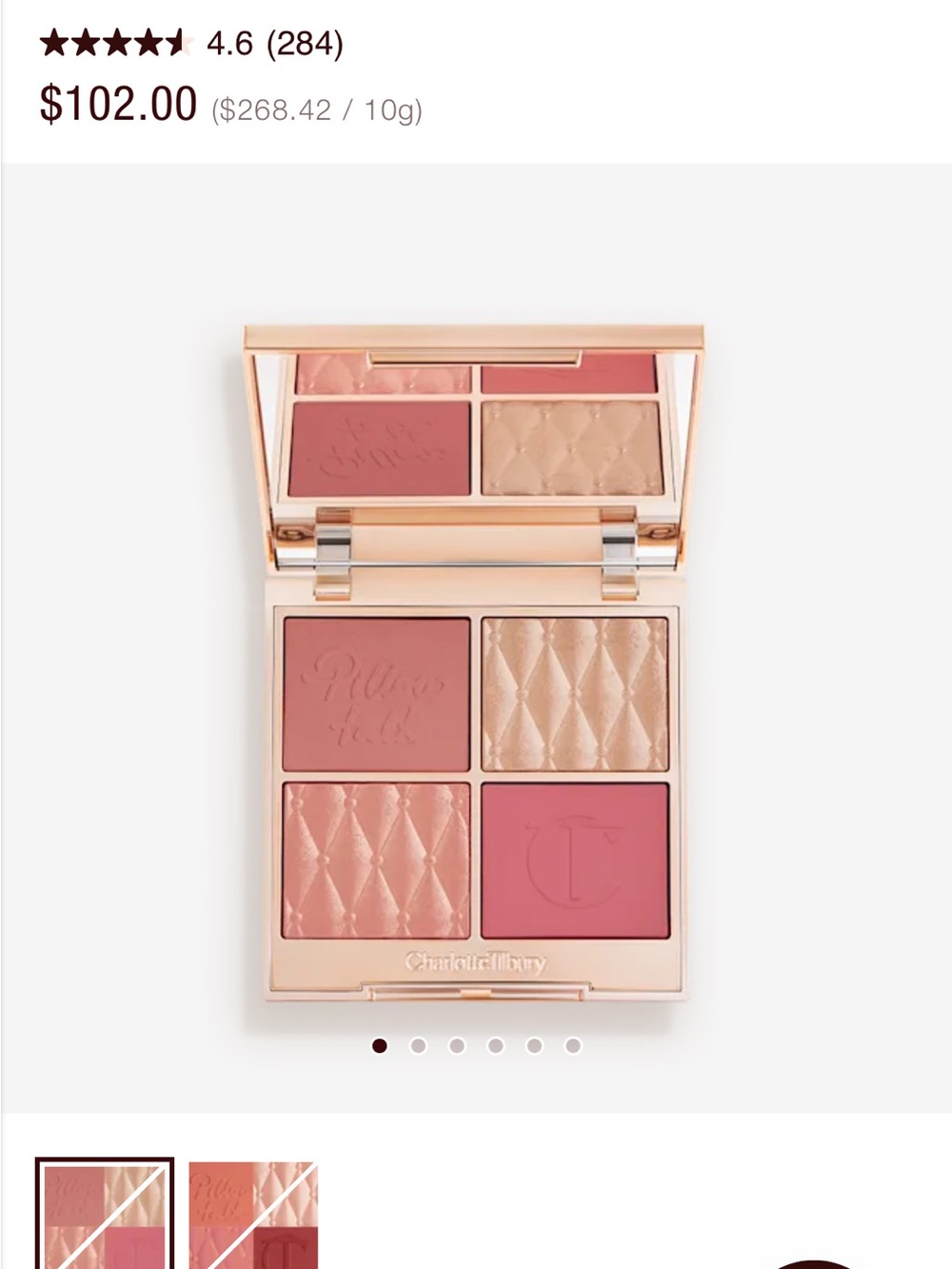 Charlotte Tilbury Pillow Talk Face Palette